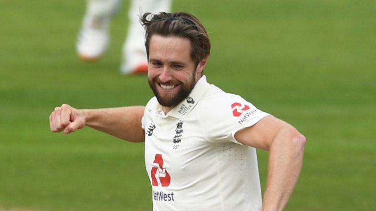 Chris Woakes, England, Test vs West Indies at Old Trafford