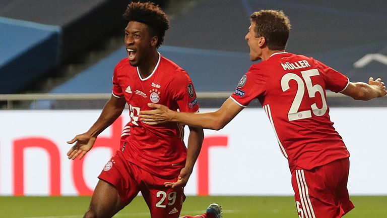 Coman put Bayern Munich ahead