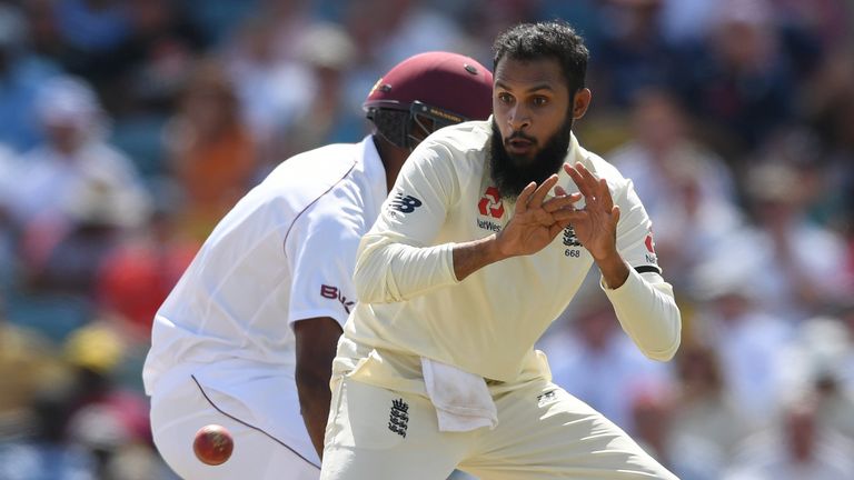 Adil Rashid made his most recent Test appearance against West Indies in Barbados last year