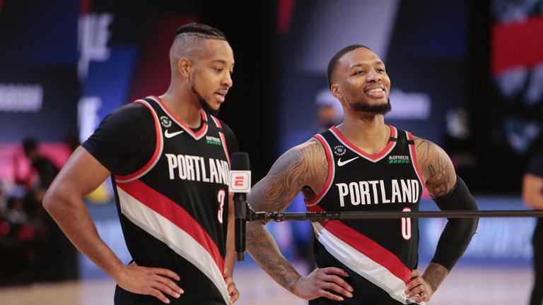 Damian Lillard and CJ McCollum