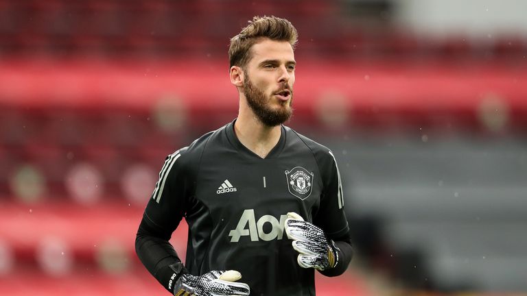 David de Gea could face competition from Henderson for the number one shirt next season