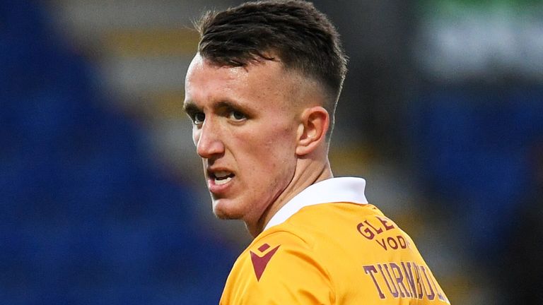 David Turnbull in action for Motherwell 