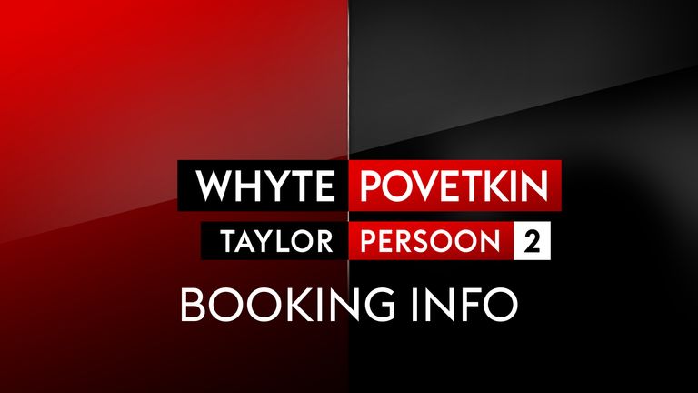 WHYTE V POVETKIN AND TAYLOR V PERSOON 2
