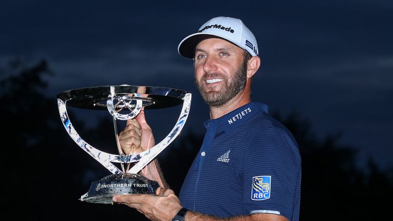 Johnson claimed an 11-shot victory at the first of three FedExCup play-offs