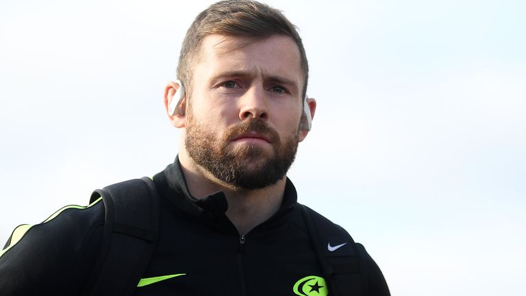 Elliot Daly of Saracens arrive prior to the Gallagher Premiership Rugby match between Exeter Chiefs and Saracens at on December 29, 2019 in Exeter, England. 