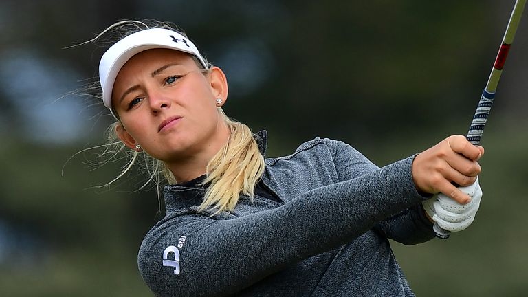 Ladies Scottish Open: Nicole Broch Larsen leads after two-hour fog ...