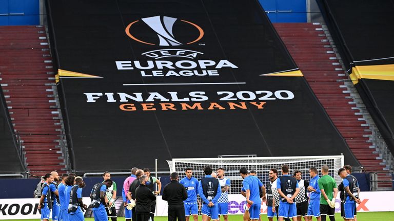 Europa League matches will be played across four venues in Germany