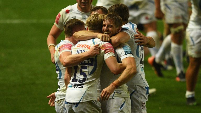 Exeter have won their last five matches despite rotating their squad