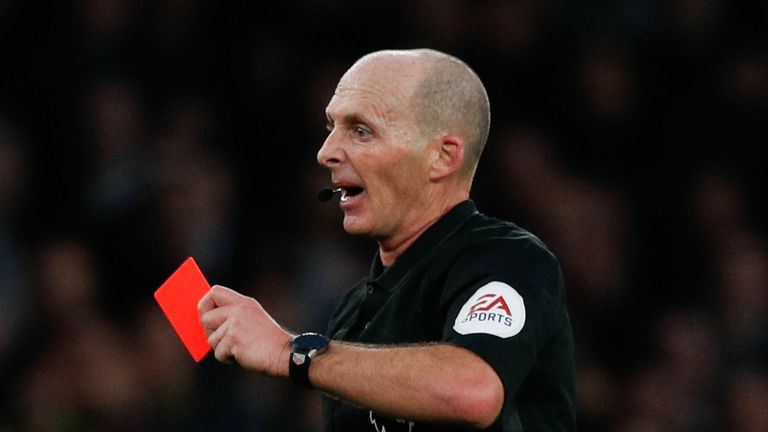 Referee Mike Dean