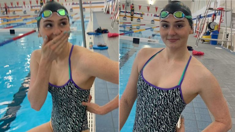 Freya Anderson is delighted to be making splashes in the pool again 