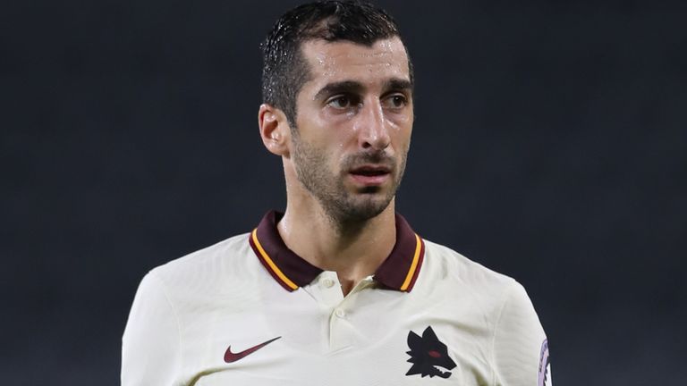 Henrikh Mkhitaryan of AS Roma 