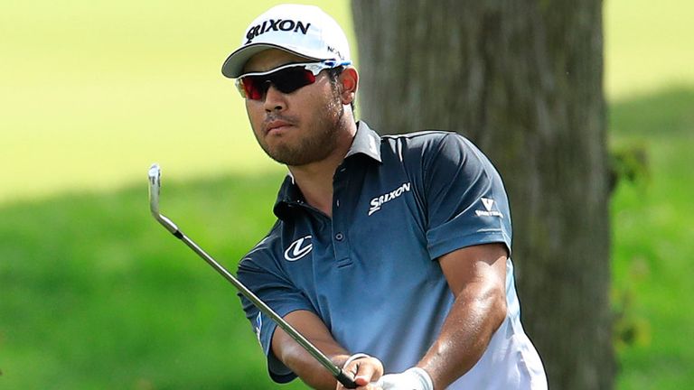Hideki Matsuyama is tied at the top with Johnson