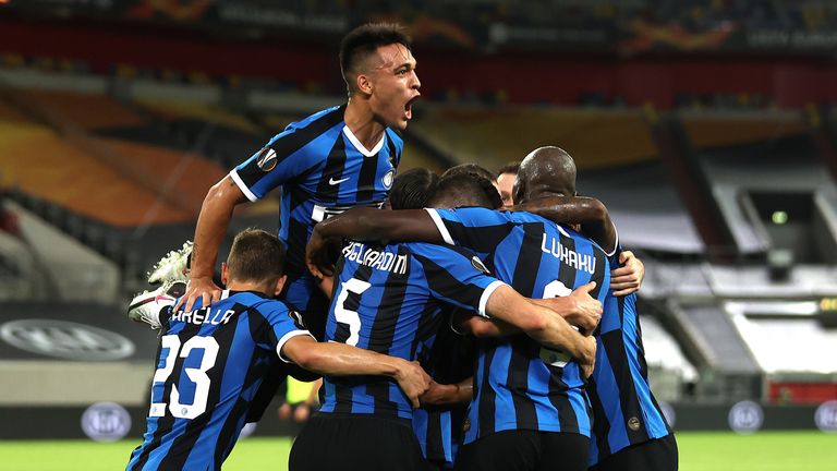 Inter are through to a 10th European final on Friday night against Sevilla