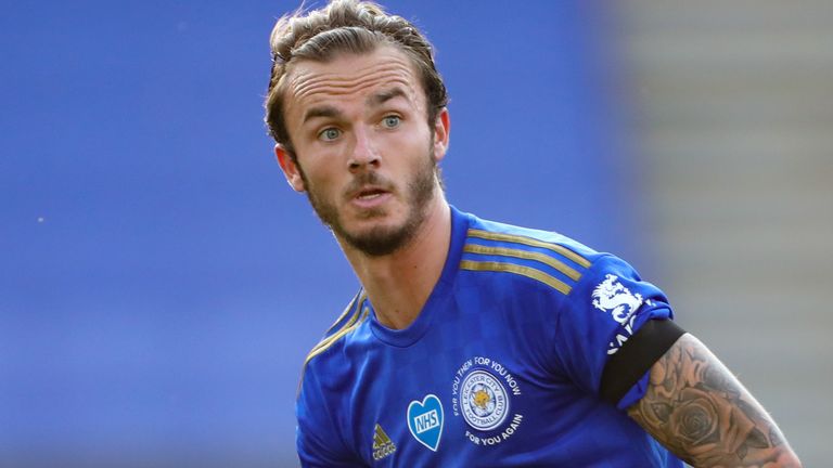 Leicester midfielder James Maddison