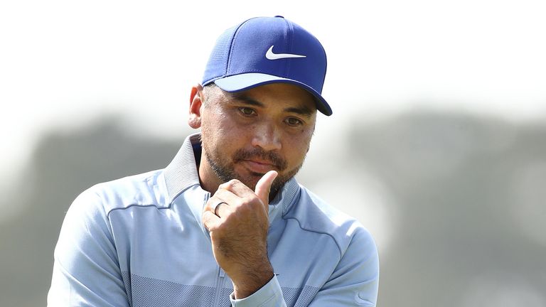 Jason Day is two strokes off the lead at the halfway stage of the PGA Championship