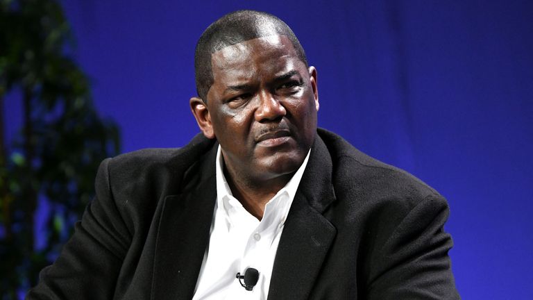 Joe Dumars in discussion at the Milken Institute in 2019