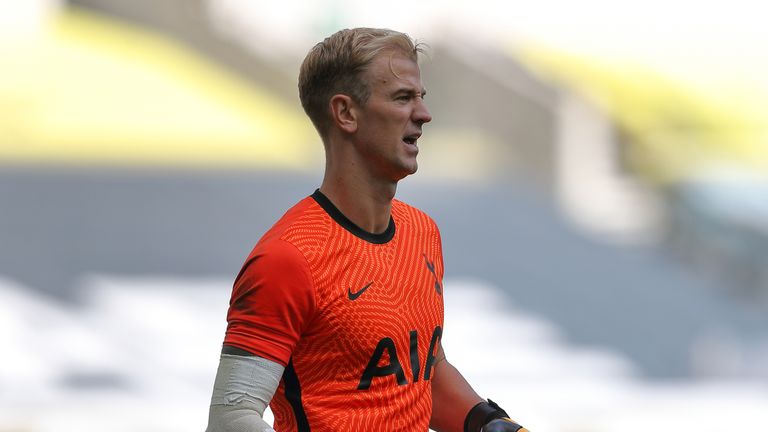 Joe Hart joined Tottenham after his Burnley contract expired