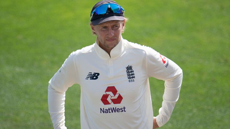 SOUTHAMPTON, ENGLAND - AUGUST 13: England  Captain Joe Root during Day One of the 2nd #RaiseTheBat Test Match between England and Pakistan at The Ageas Bowl on August 13, 2020 in Southampton, England. (Photo by Visionhaus)