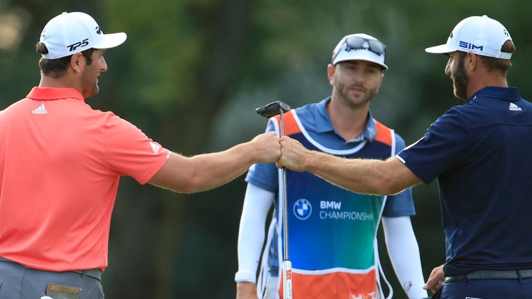 Rahm can move above Dustin Johnson at the top of the world rankings this week 