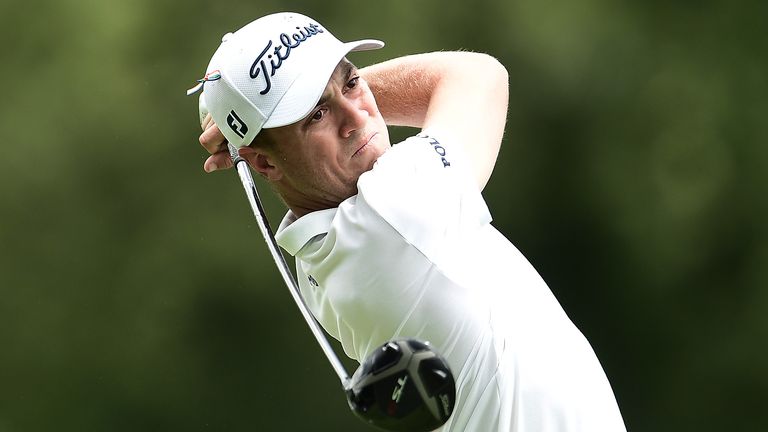 Justin Thomas during the final round of the WGC-FedEx St Jude Invitational