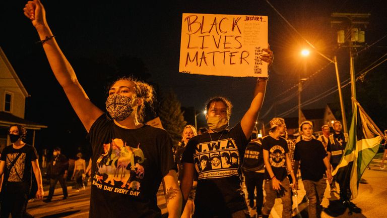 Protests in Kenosha, Wisconsin go into a fourth night following the shooting of Jacob Blake