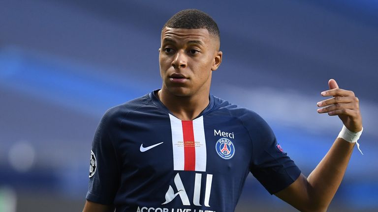 PSG forward Kylian Mbappe wasted a couple of early chances when released