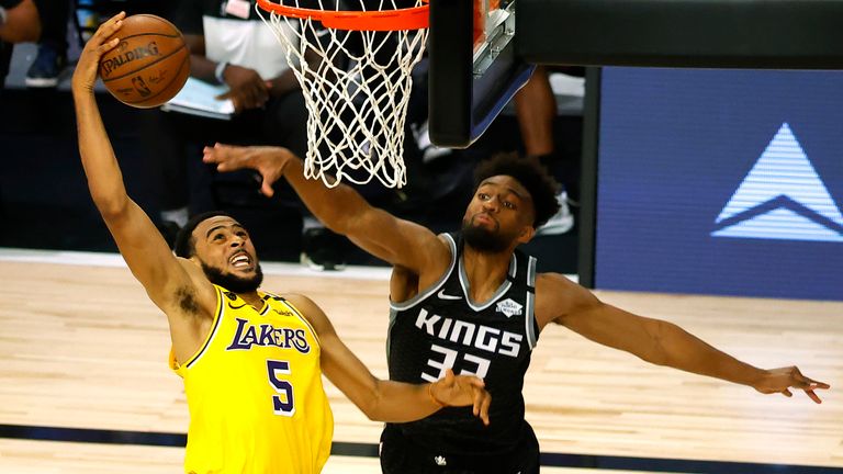 Sacramento Kings and the LA Lakers
