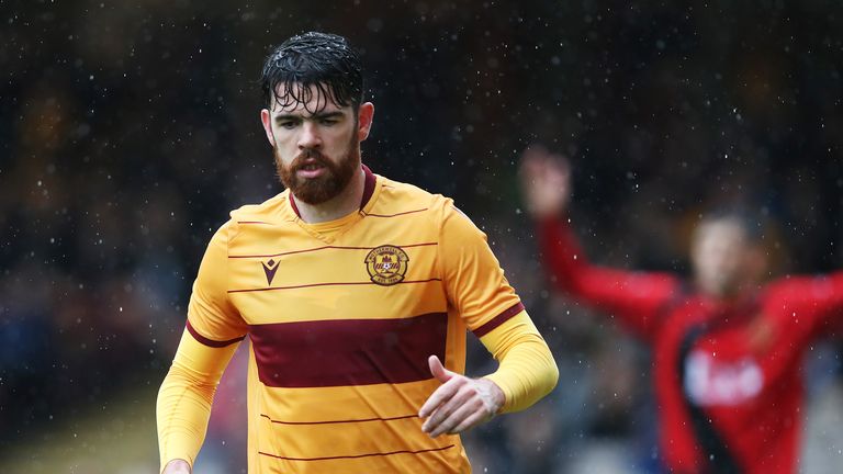 Motherwell's Liam Donnelly will miss a minimum of two months with a knee injury
