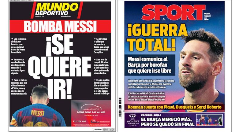 Mundo Deportivo Sport Messi