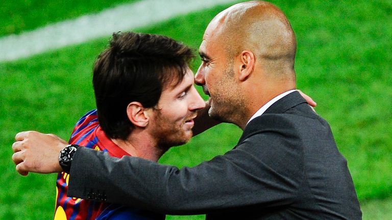 Lionel Messi would be reunited with Pep Guardiola at Manchester City