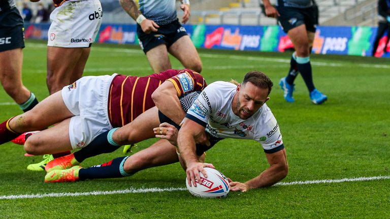 Luke Gale's try helped spark Leeds' comeback win over Huddersfield