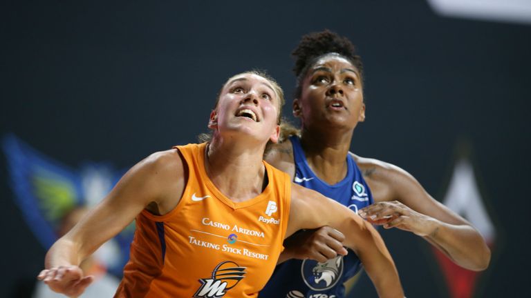 Minnesota Lynx and the Phoenix Mercry from the WNBA