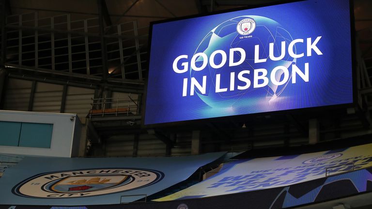 City now go to Lisbon to face Lyon on August 15