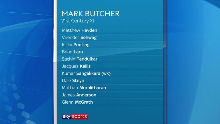 Mark Butcher had the final word as chief selector of the Cricket Debate's 21st century world XI