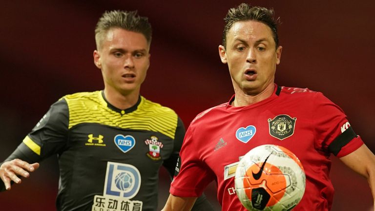 Matic featured in each of United's final nine Premier League games after the season restart