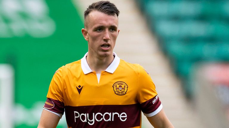 David Turnbull in action for Motherwell  