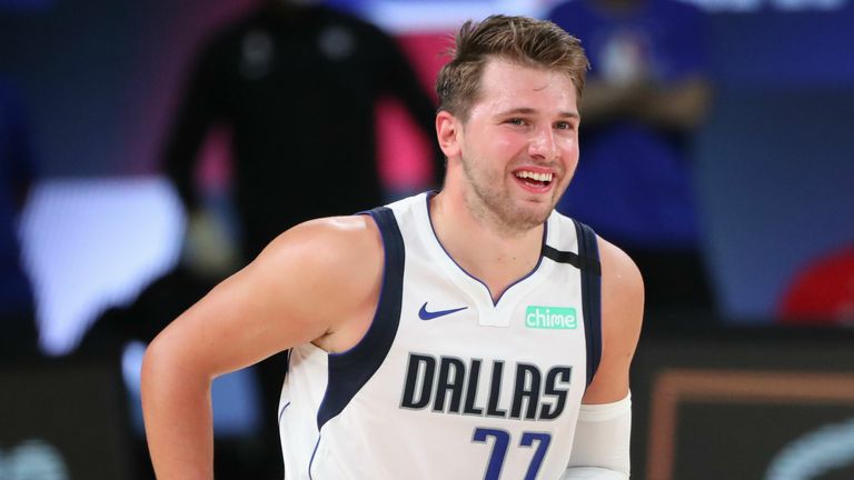 Luka Doncic of the Dallas Mavericks