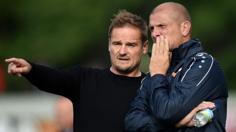 Neil Cox (right) leaves his role as Neal Ardley's (left) assistant at Notts County