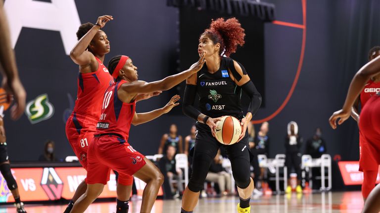 New York Liberty and the Washington Mystics.