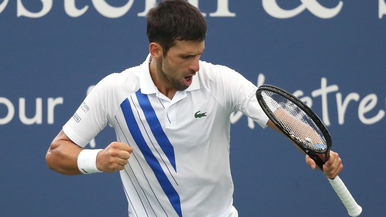 Novak Djokovic will begin his US Open campaign against Damir Dzumhur on Tuesday