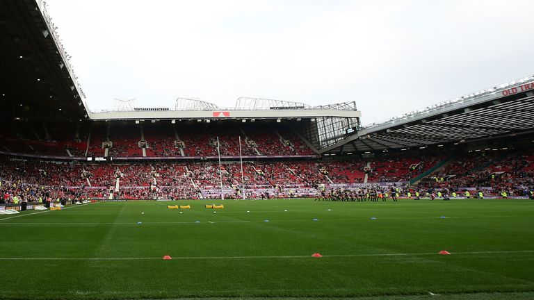 General view of Old Trafford ahead of the Super League Grand Final 