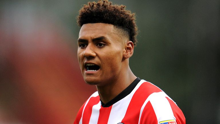 Ollie Watkins joined Brentford from Exeter in July 2017