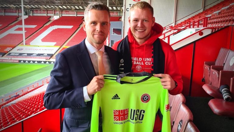 Aaron Ramsdale joins Sheffield United