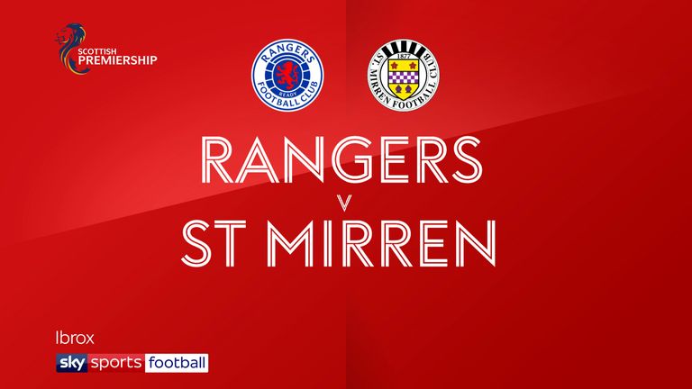 Highlights of the Scottish Premiership match between Rangers and St Mirren.