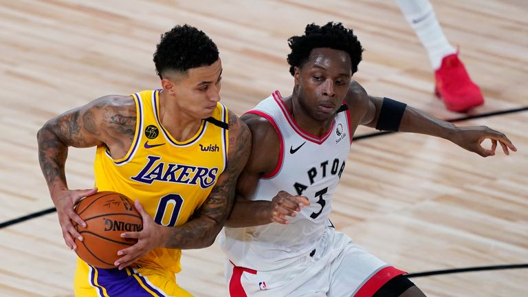 LA Lakers and the Toronto Raptors