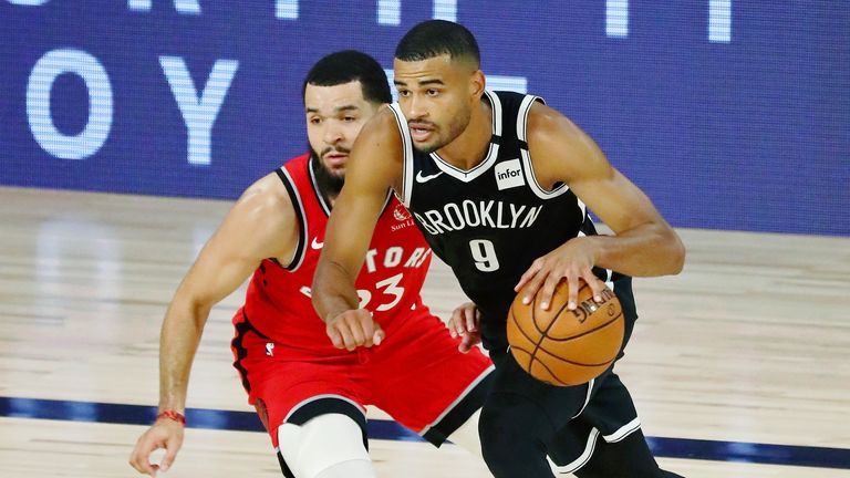 Toronto Raptors and the Brooklyn Nets in Game 3