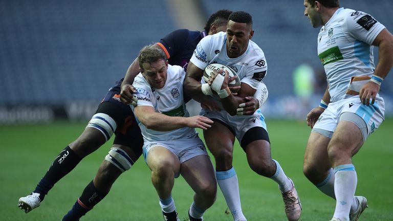 Edinburgh's Ratu Tagive charges through