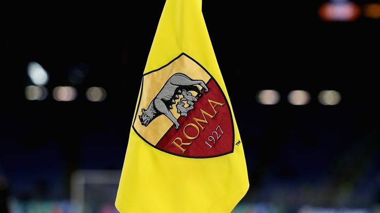 Roma corner flag