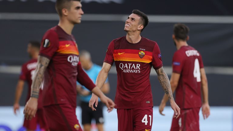 Roma's hopes of progressing in the Europa League were ended by Sevilla