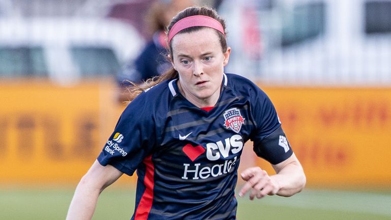 Rose Lavelle in action for Washington Spirit